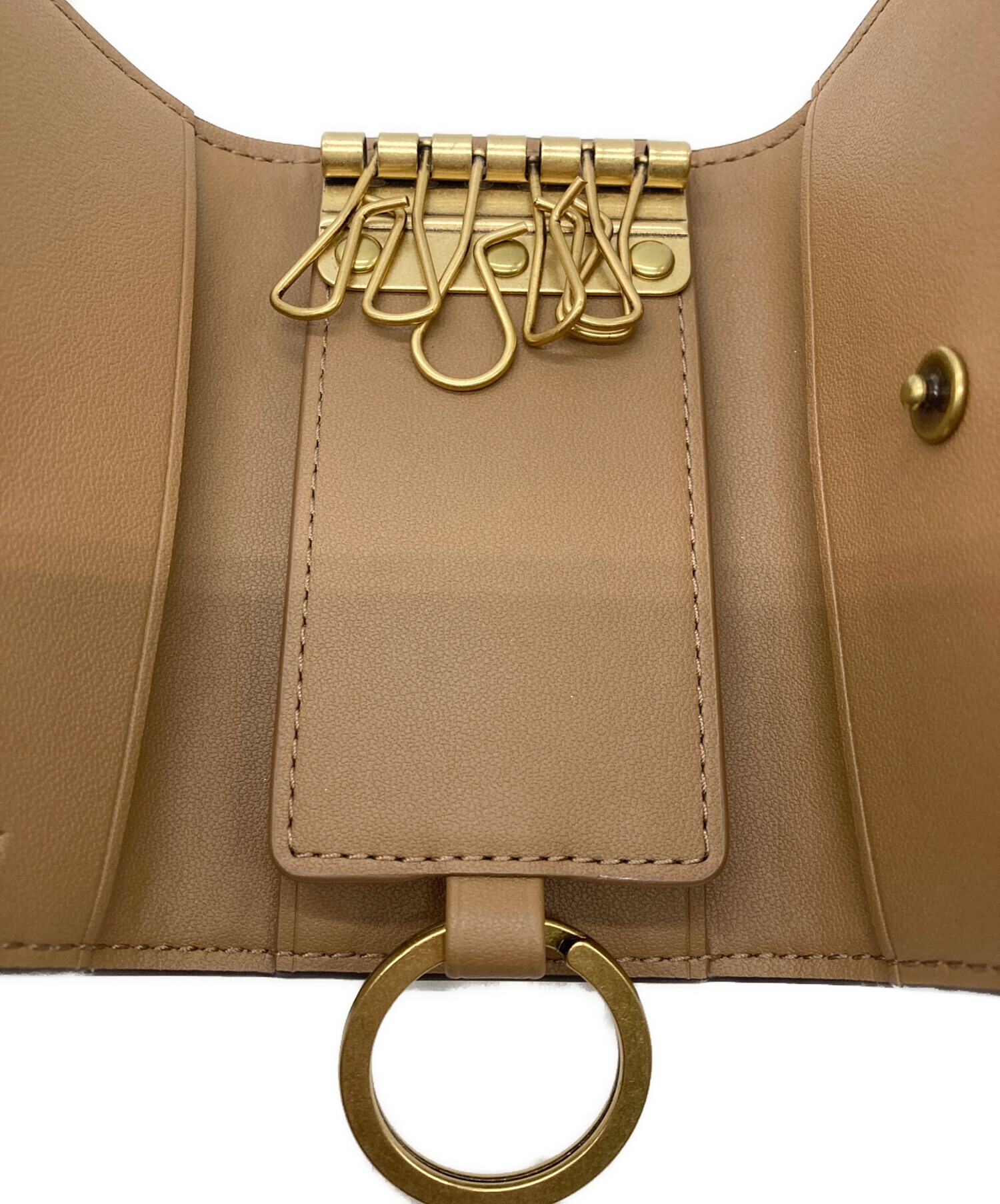 Coach ベージュ キーケース【新品未使用】 中古・古着通販】COACH (コーチ) 6連キーケース ベージュ｜ブランド