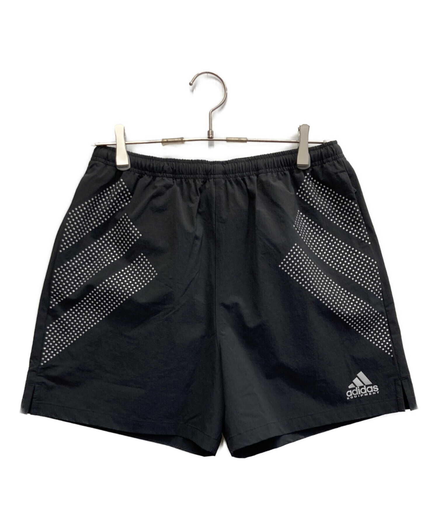 80s ADナシ ARCHVE 初期 スパンコールショーツ 黒 中古・古着通販】adidas (アディダス) エキップメント ショーツ