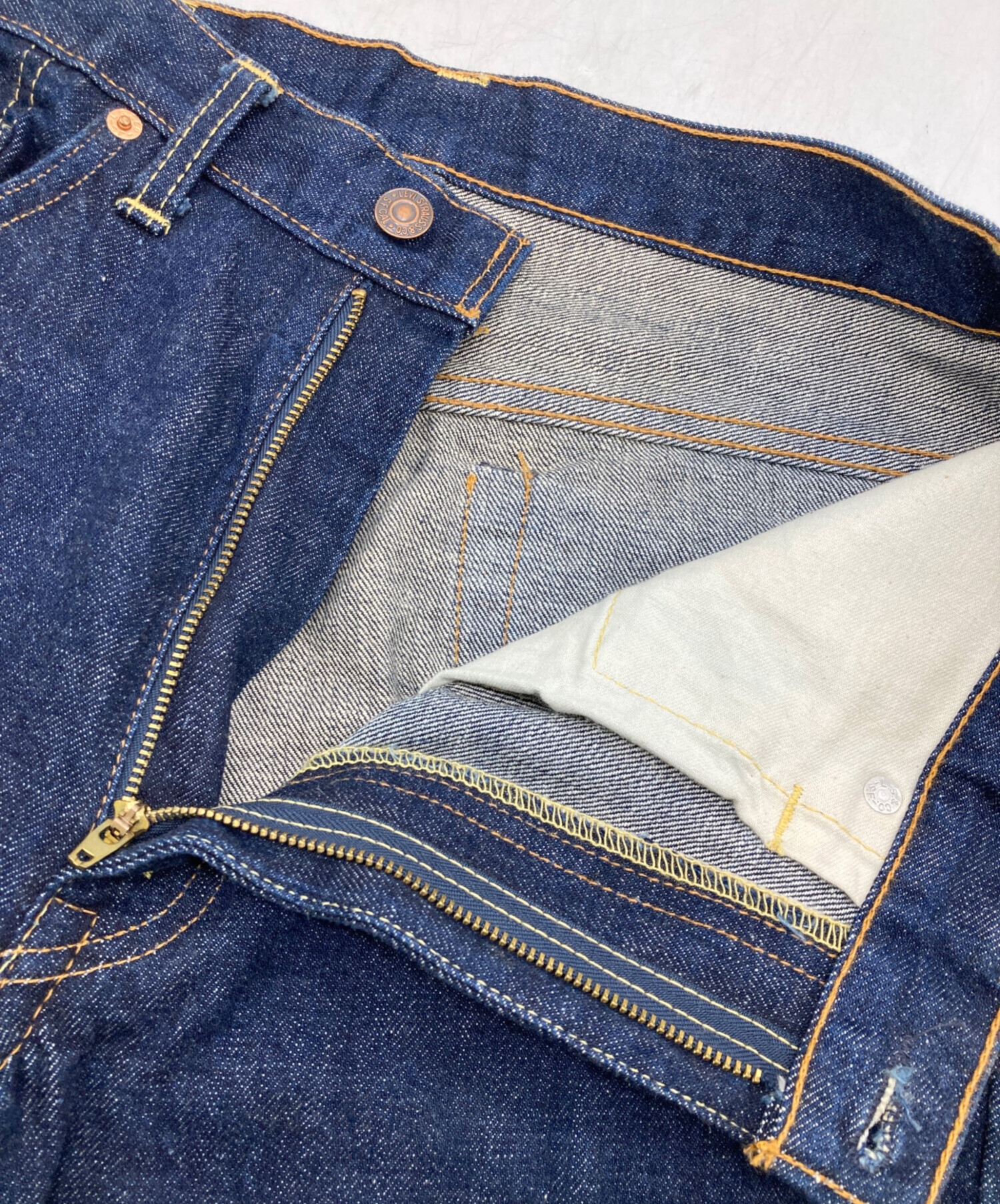 中古・古着通販】LEVI'S (リーバイス) USA製 517 デニムパンツ BIGE 釦