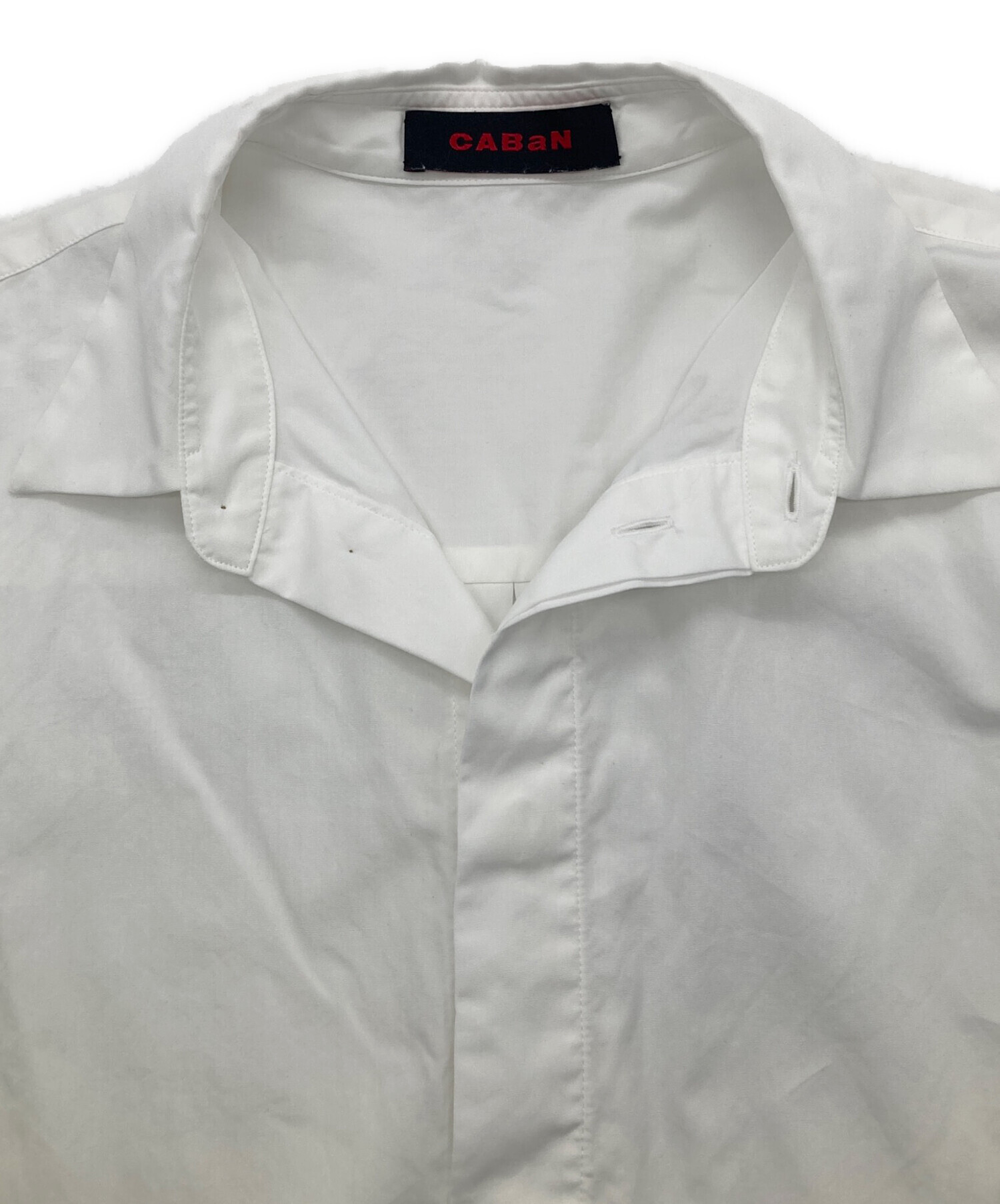 中古・古着通販】CABAN (キャバン) コットンタイプライター 半袖シャツ