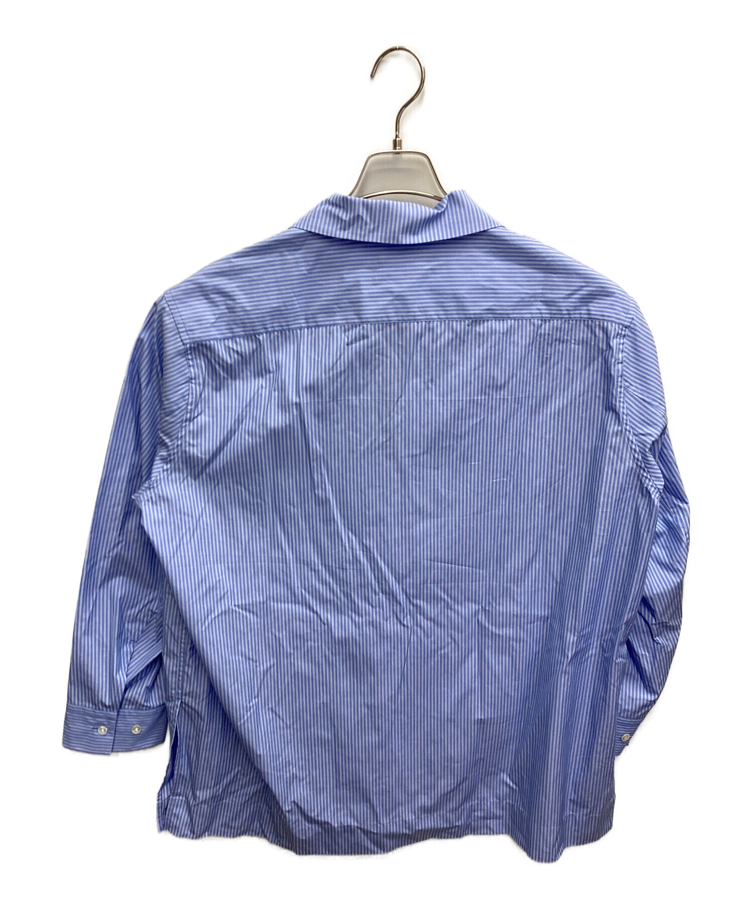中古・古着通販】YLEVE (イレーヴ) スキッパーストライプブラウス 