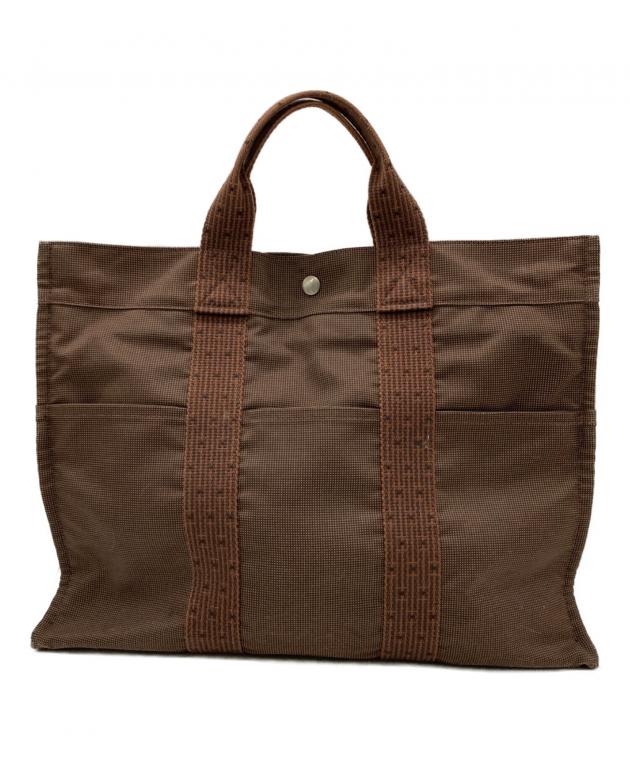 中古・古着通販】HERMES (エルメス) トートバッグ ブラウン｜ブランド 