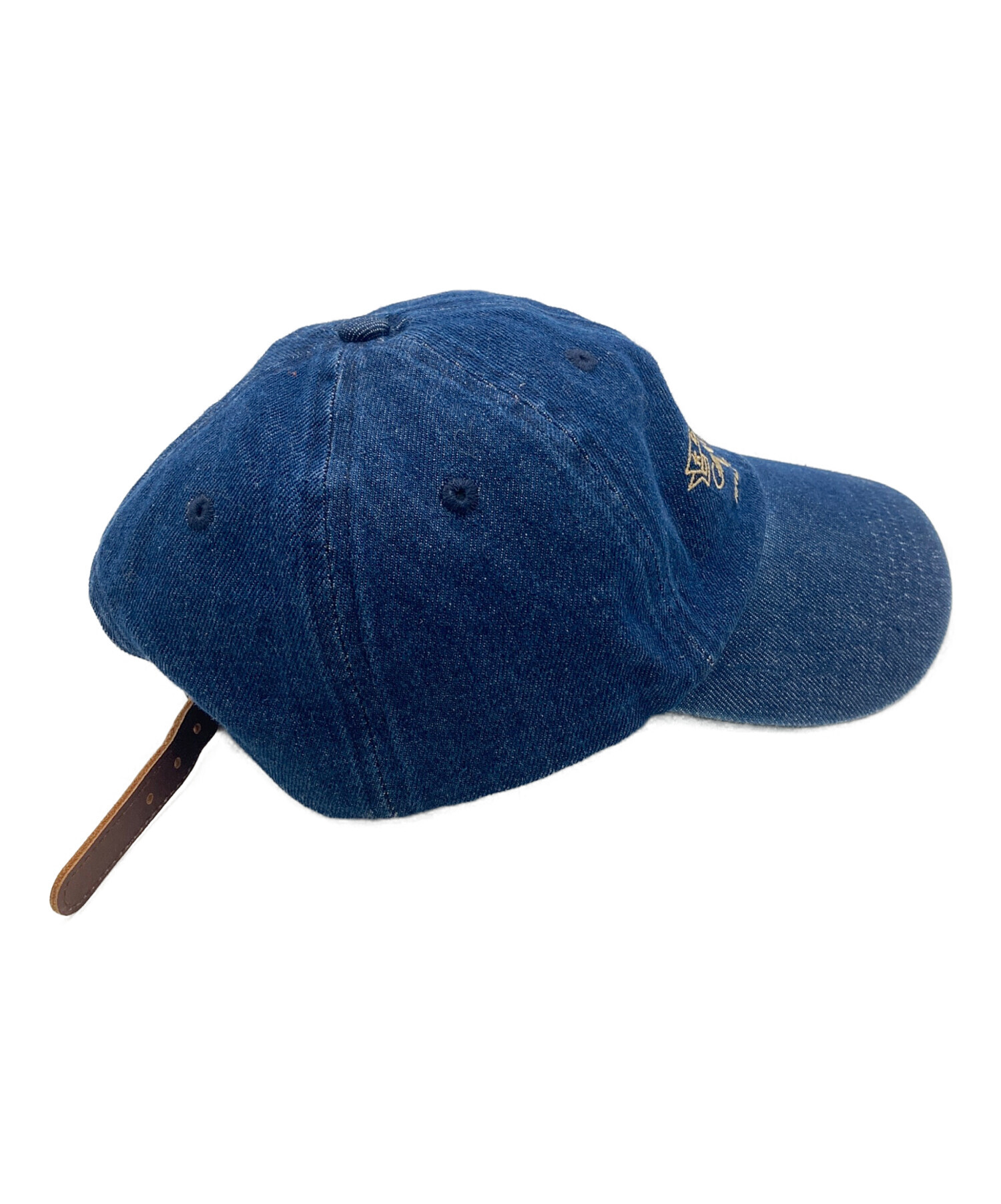 【未使用品】ダブル アールエル RRL ダブル-RL デニムブルーキャップ 中古・古着通販】RRL (ダブルアールエル) ランチ ロゴ デニム ボール