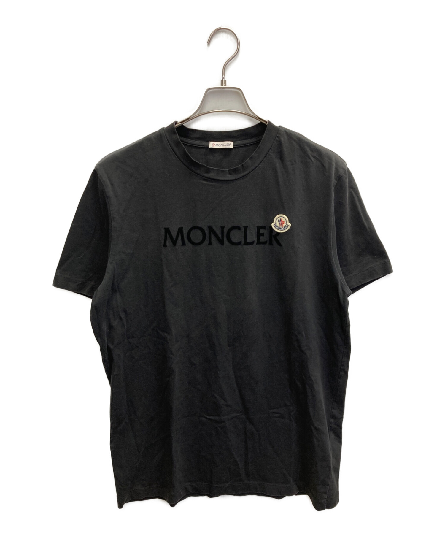 中古・古着通販】MONCLER (モンクレール) SS T-SHIRT ブラック サイズ
