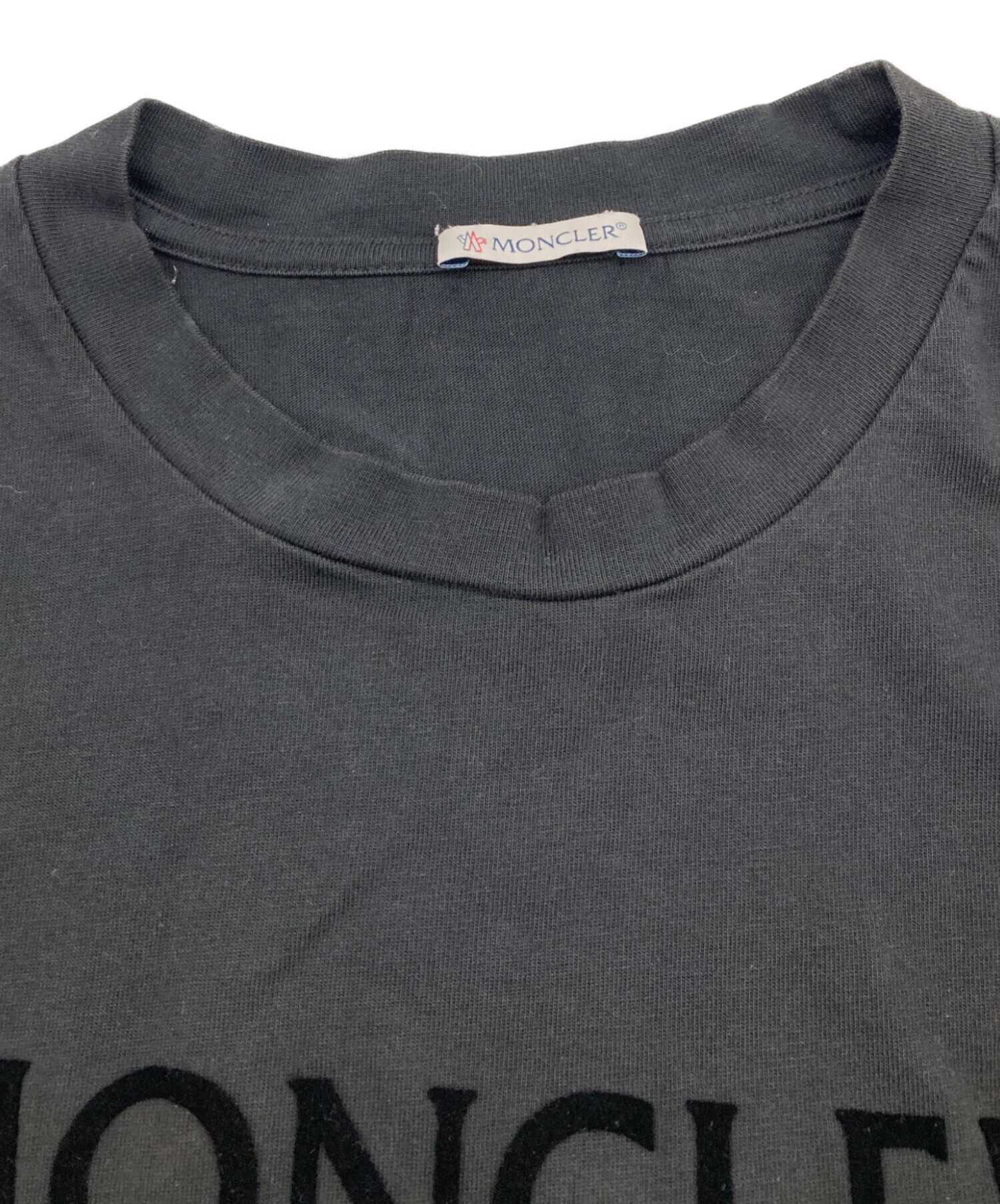 中古・古着通販】MONCLER (モンクレール) SS T-SHIRT ブラック サイズ