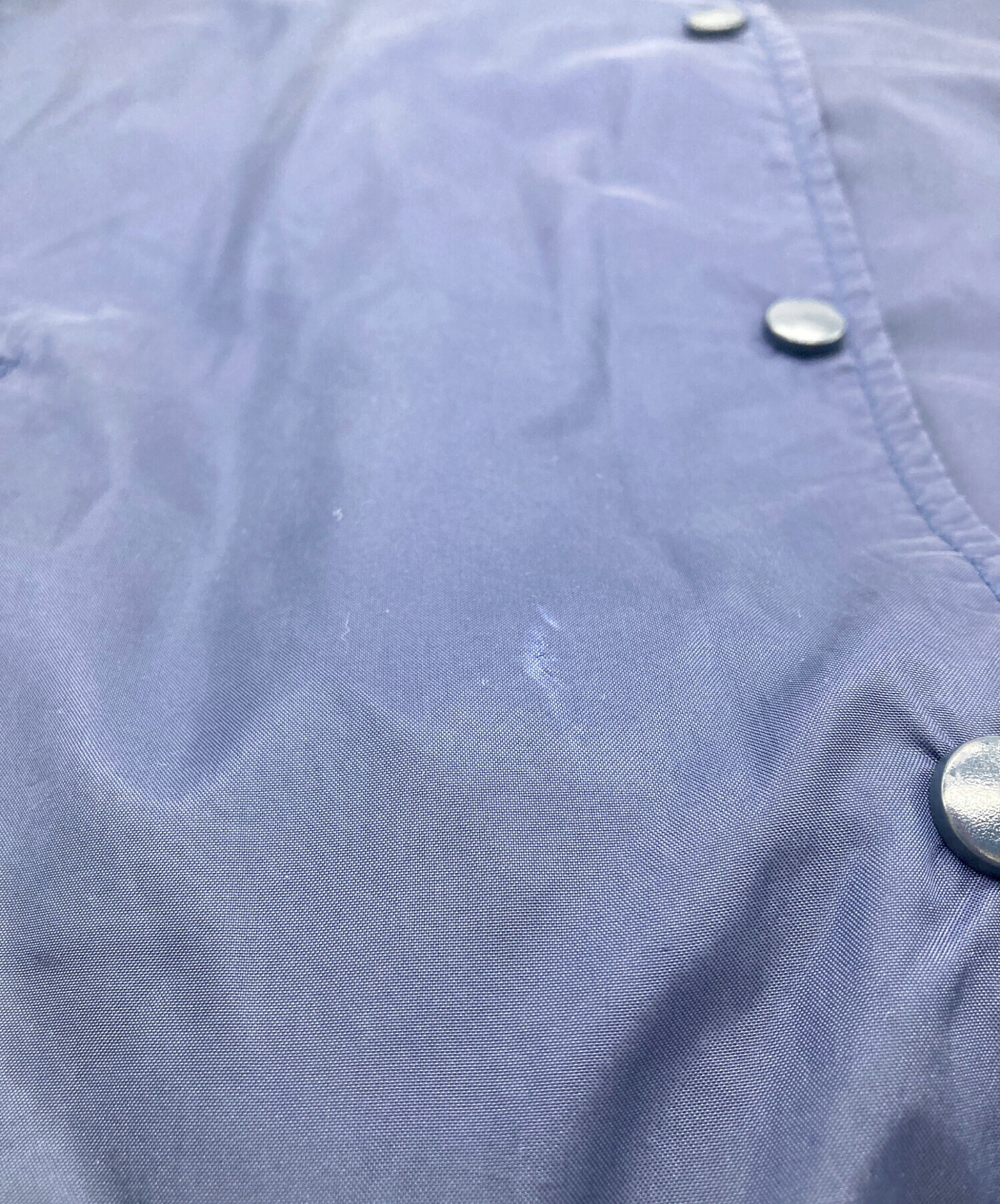 中古・古着通販】NIKE (ナイキ) 銀タグ 短丈コーチジャケット ネイビー