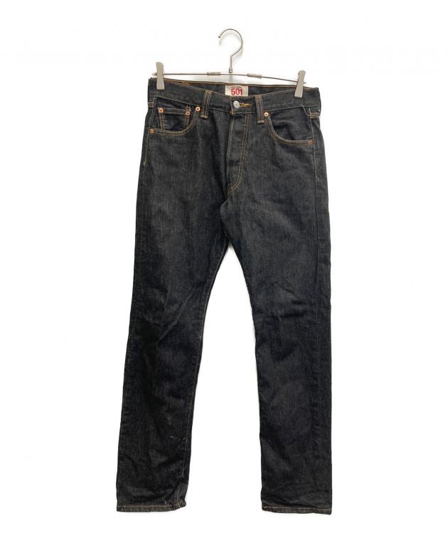 中古・古着通販】LEVI'S (リーバイス) 501先染めブラックデニムパンツ