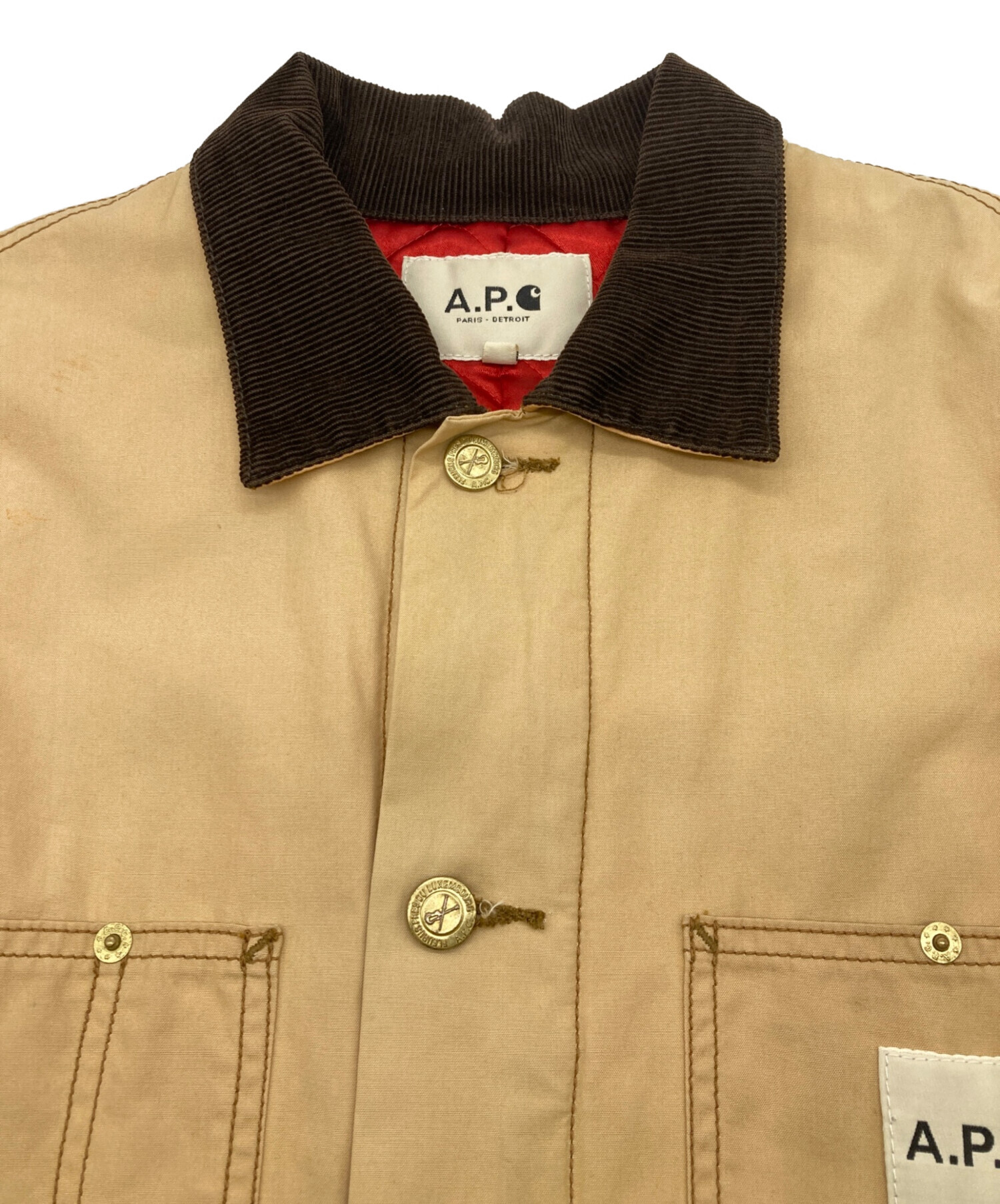 中古・古着通販】A.P.C. (アーペーセー) CarHartt (カーハート