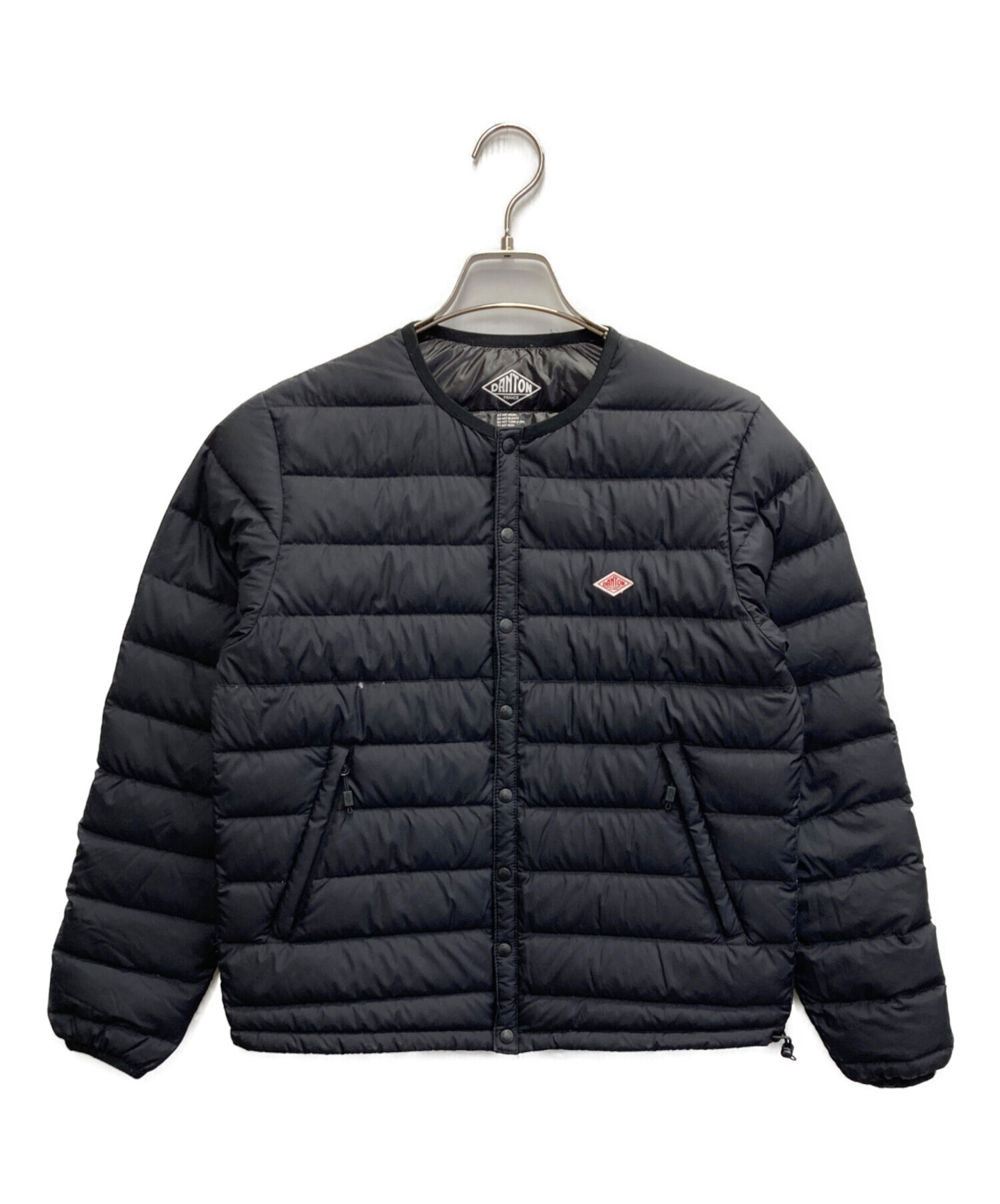 未使用　タグ付き Dantonダントン インナーダウン ジャケットブラックM 中古・古着通販】DANTON (ダントン) インナーダウンジャケット