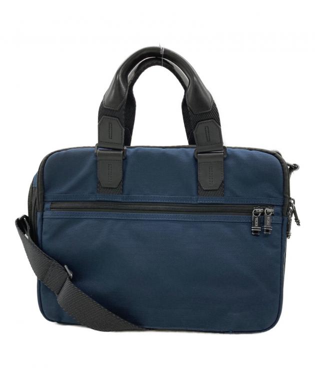 【日本限定・極美品】TUMI 2way ブリーフケース　ネイビー 中古・古着通販】TUMI (トゥミ) 2WAYブリーフケース ネイビー