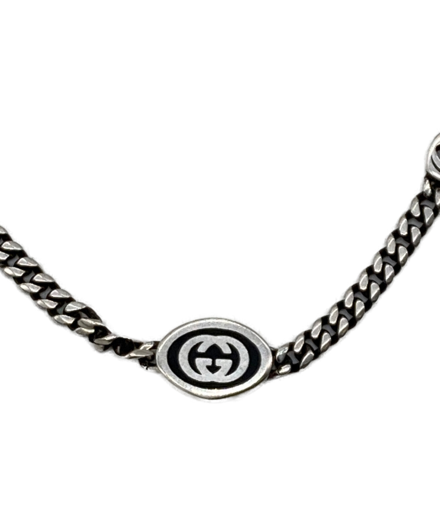 中古・古着通販】GUCCI (グッチ) インターロッキングGブレスレット