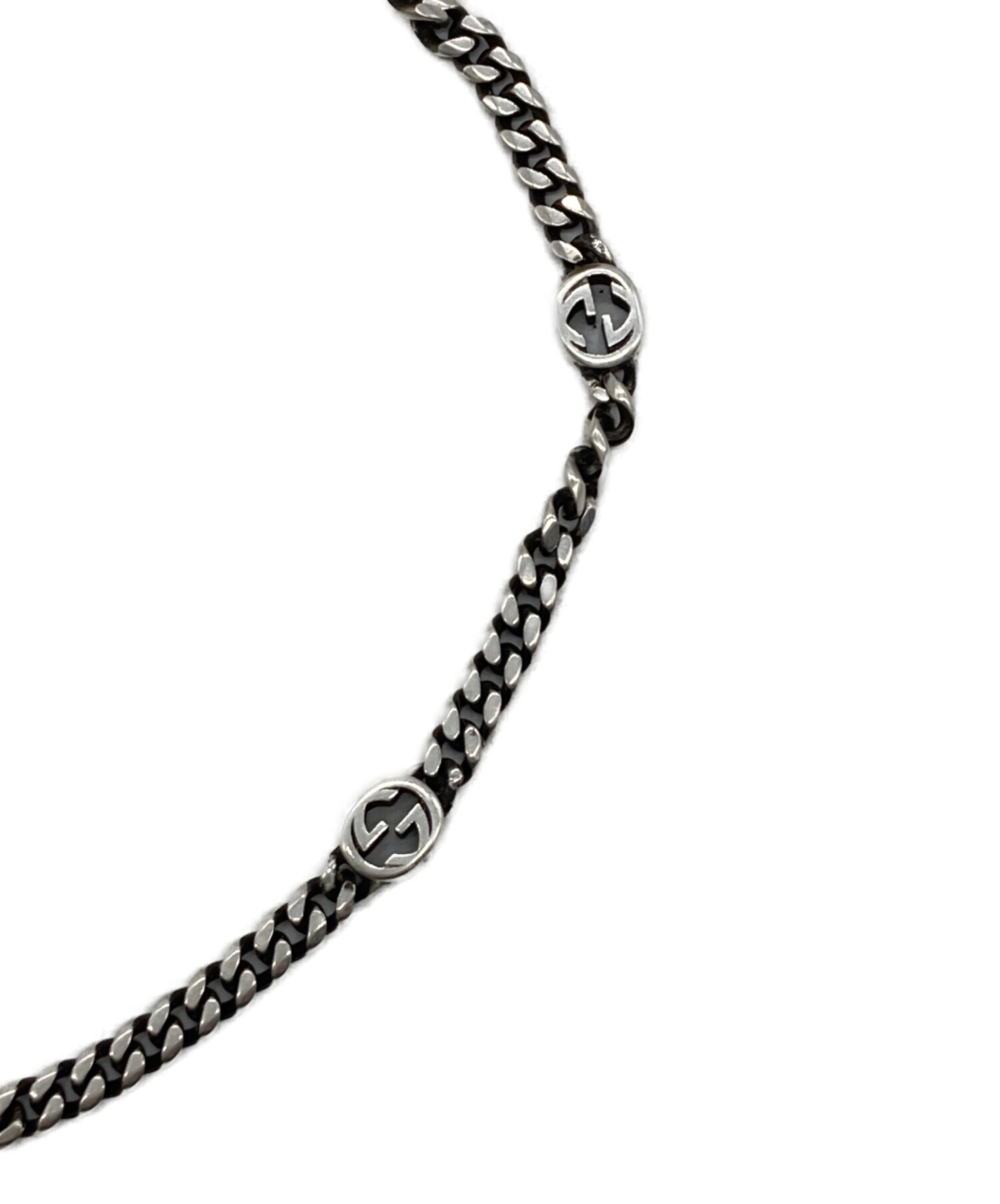 中古・古着通販】GUCCI (グッチ) インターロッキングGブレスレット