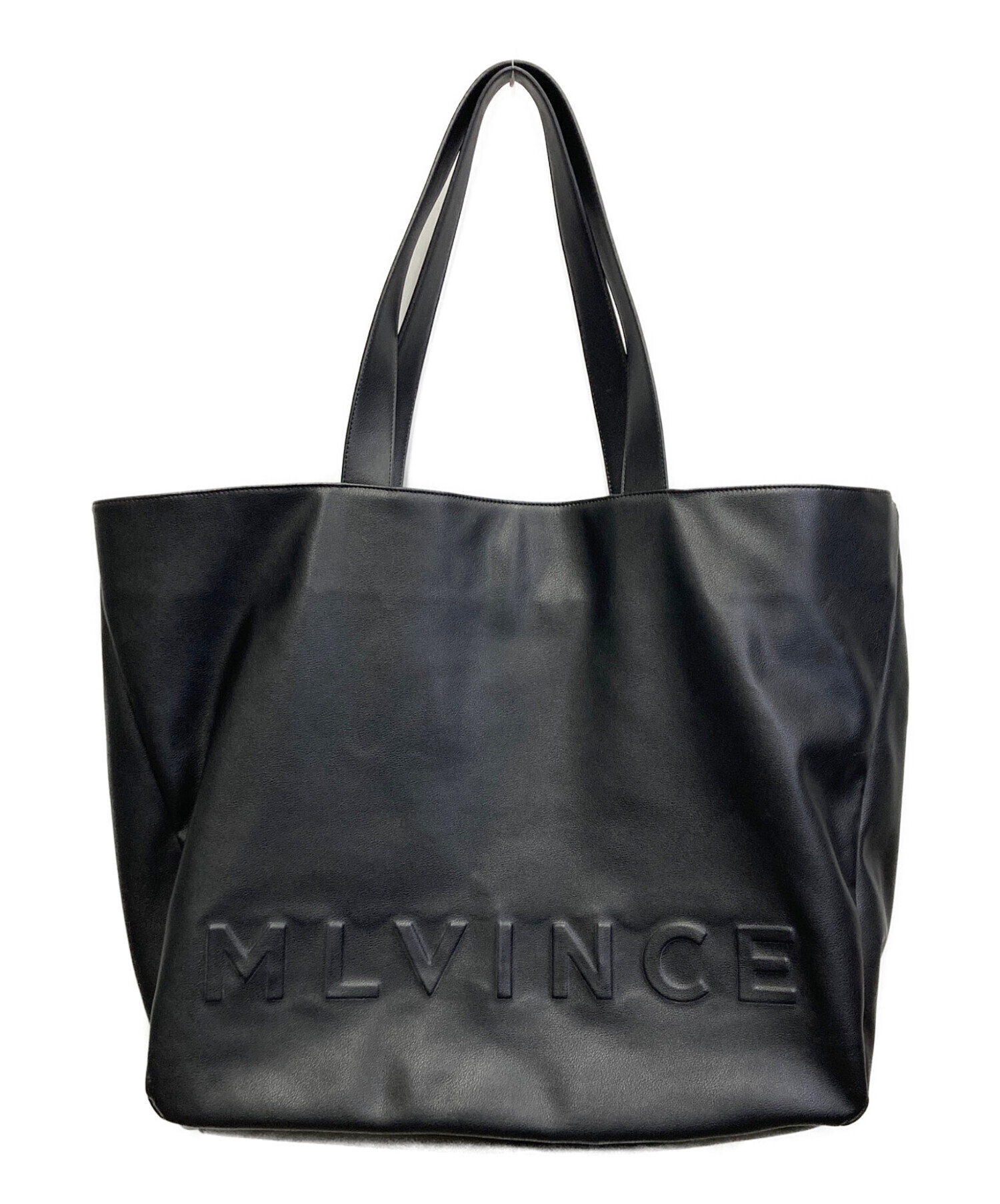 MLVINCE トートバッグ 中古・古着通販】MLVINCE (メルヴィンス) FAUX LEATHER BIG TOTE BAG