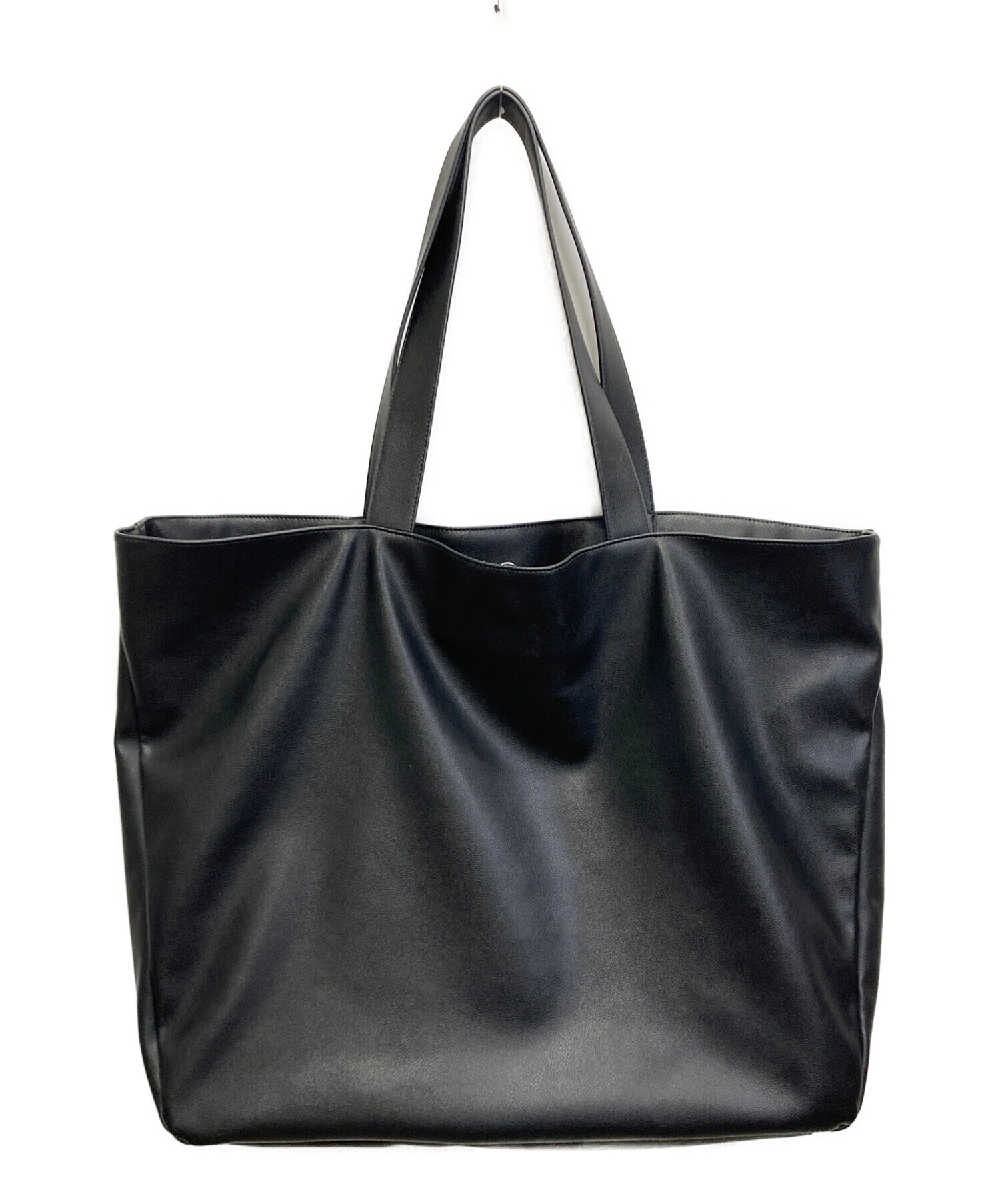 中古・古着通販】MLVINCE (メルヴィンス) FAUX LEATHER BIG TOTE BAG