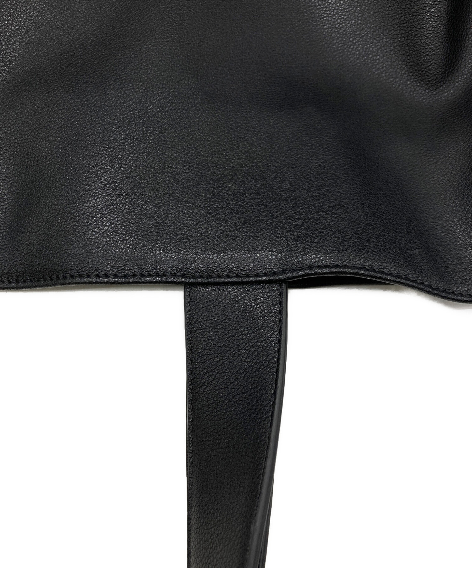 中古・古着通販】MLVINCE (メルヴィンス) FAUX LEATHER BIG TOTE BAG