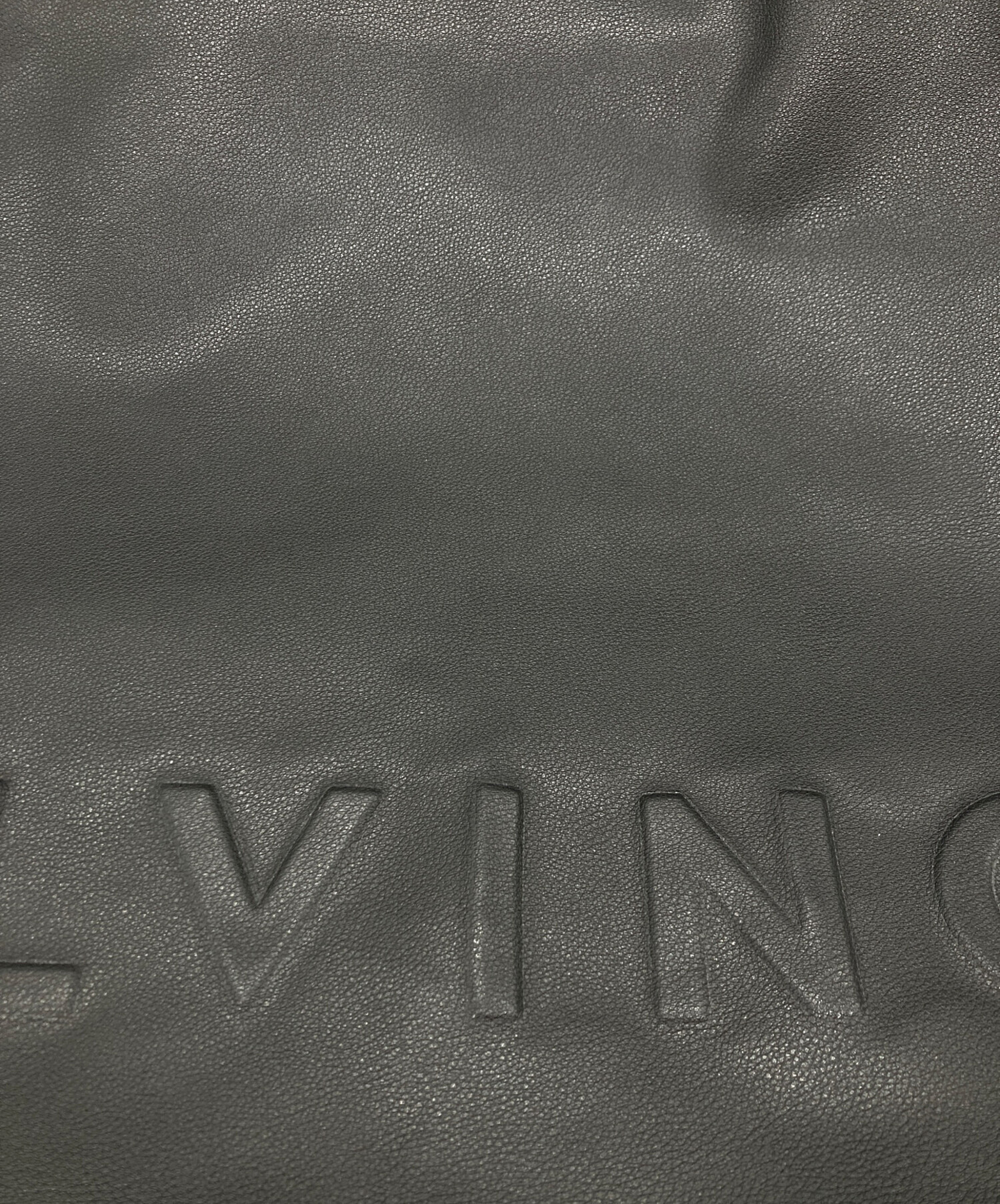 中古・古着通販】MLVINCE (メルヴィンス) FAUX LEATHER BIG TOTE BAG