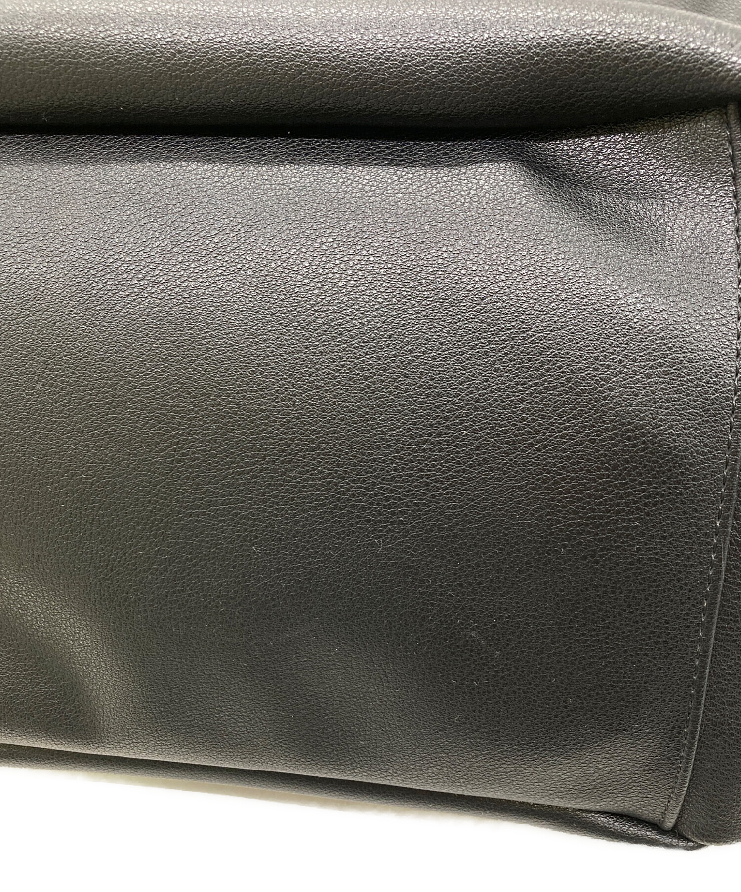 中古・古着通販】MLVINCE (メルヴィンス) FAUX LEATHER BIG TOTE BAG
