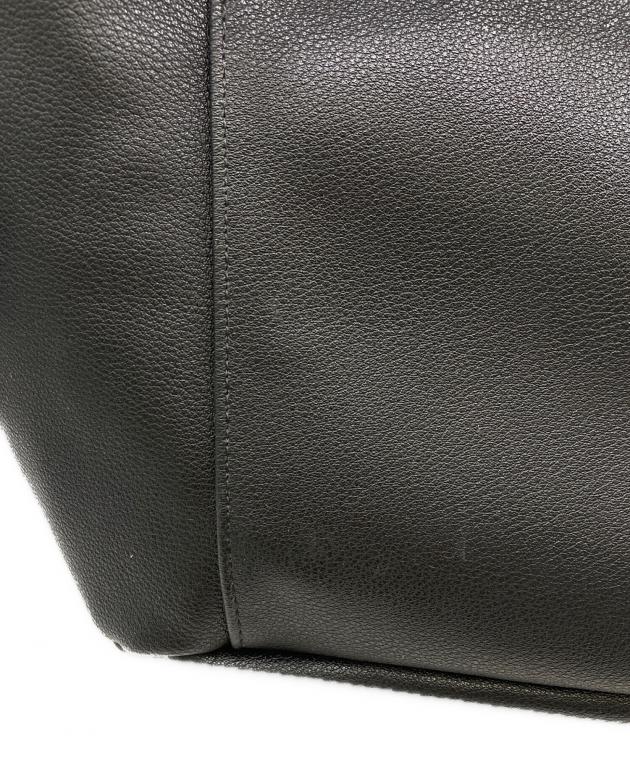 中古・古着通販】MLVINCE (メルヴィンス) FAUX LEATHER BIG TOTE BAG