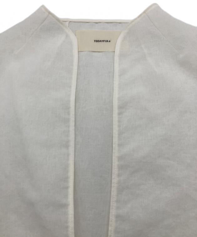 中古・古着通販】TODAYFUL (トゥデイフル) Slub Slit Shirts ホワイト