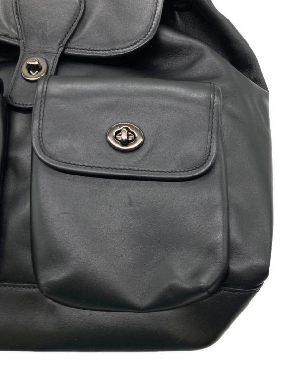 中古・古着通販】COACH (コーチ) レザーヘリテージバックパック