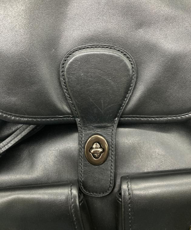 中古・古着通販】COACH (コーチ) レザーヘリテージバックパック