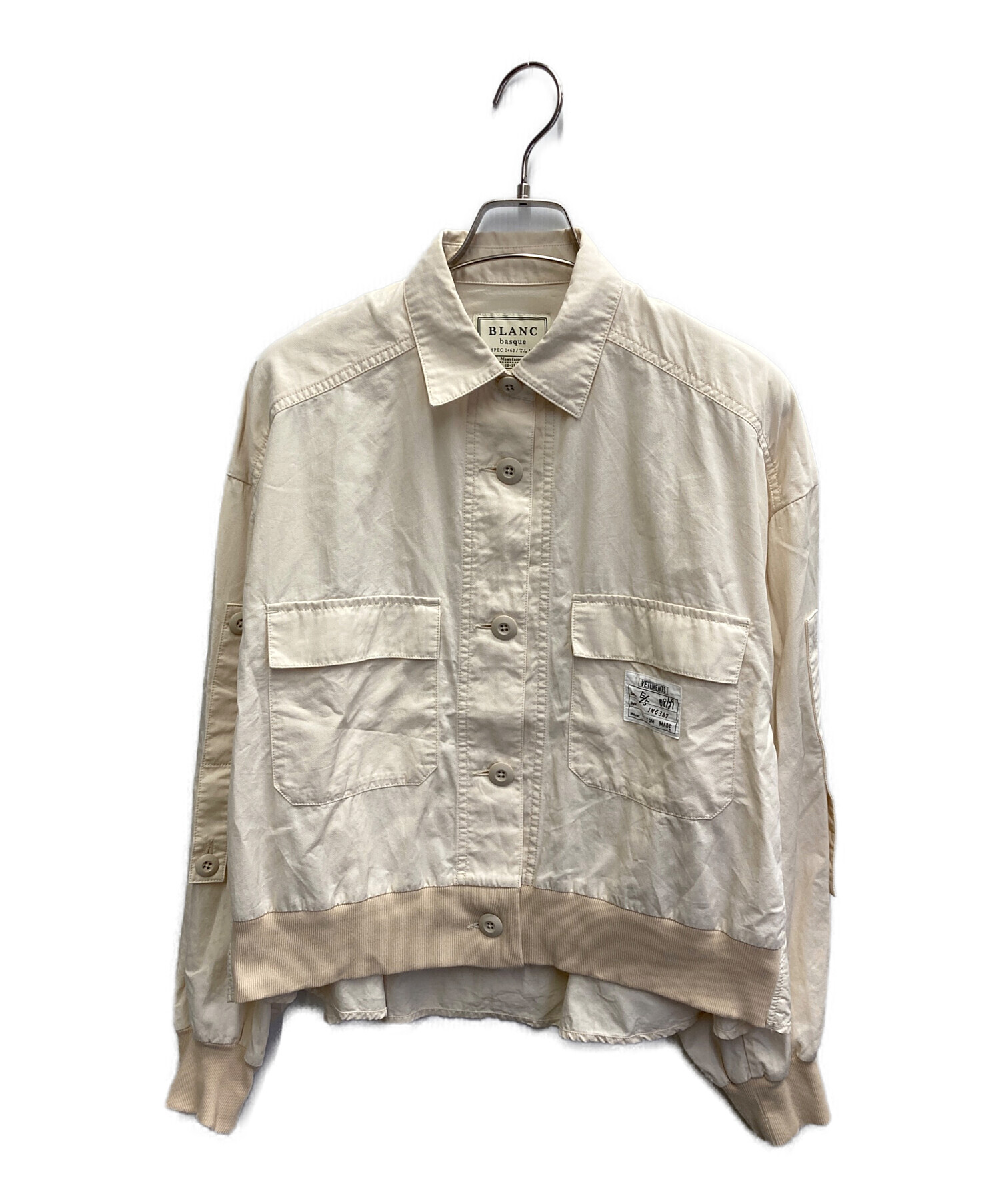 中古・古着通販】BLANC basque (ブランバスク) コットンテンセルツイル 