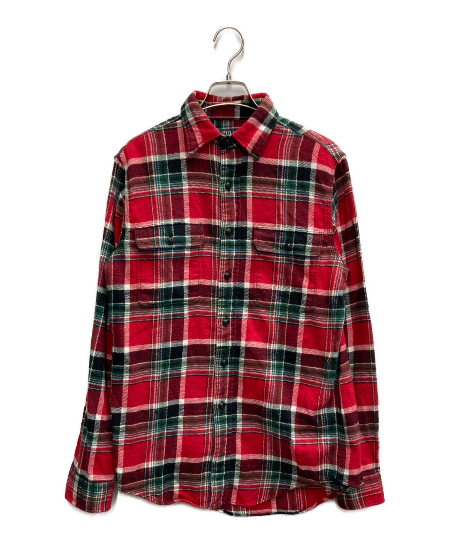 Ralph Lauren コンフォーターカバー シングル　タータン　チェック　赤 中古・古着通販】POLO RALPH LAUREN (ポロ・ラルフローレン) タータン