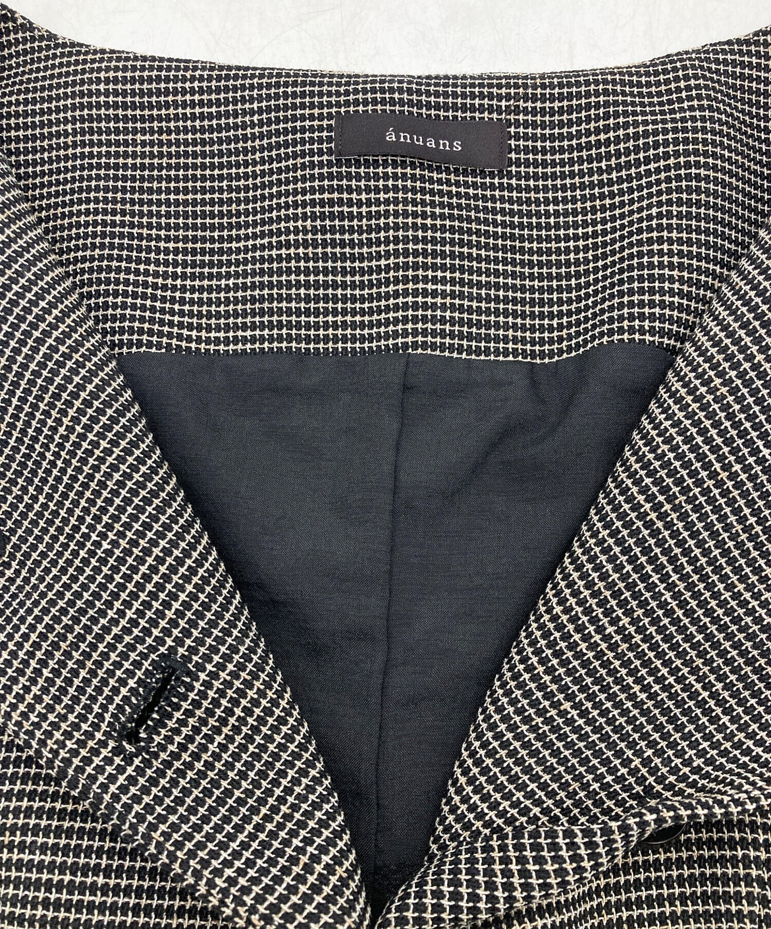 中古・古着通販】anuans (アニュアンス) テクスチャーコンパクトジレ 