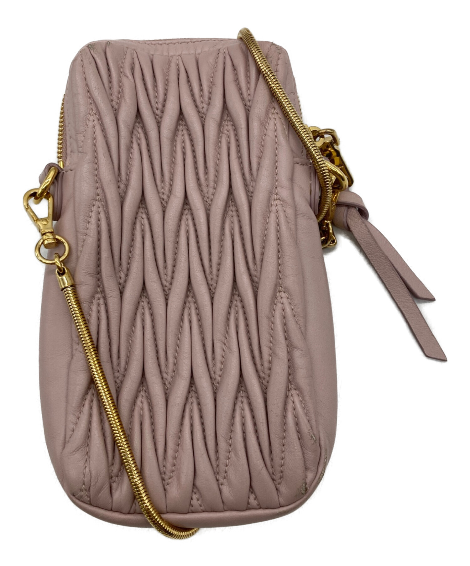 中古・古着通販】MIU MIU (ミュウミュウ) マテラッセ レザーショルダー