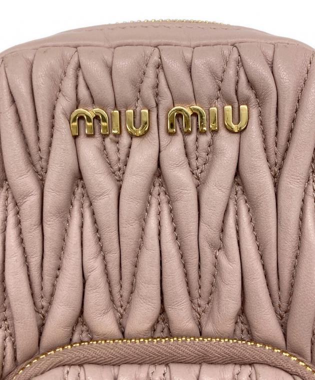 中古・古着通販】MIU MIU (ミュウミュウ) マテラッセ レザーショルダー