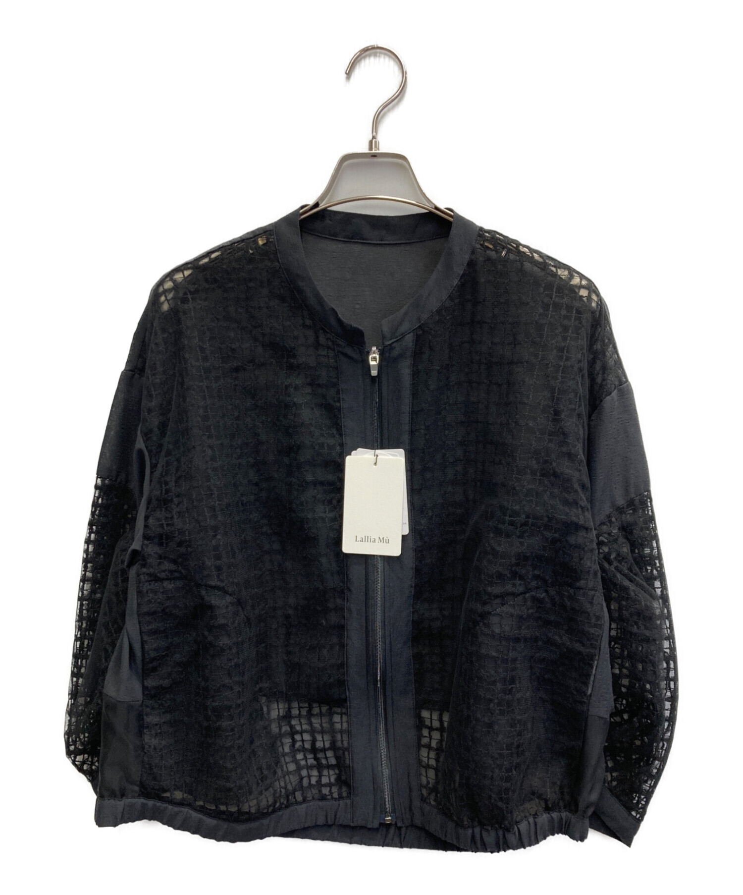 中古・古着通販】Lallia Mu (ラリア ムー) チェックレースネット 
