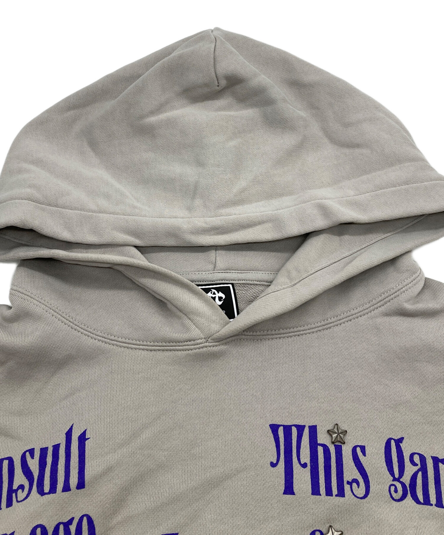 中古・古着通販】ANTIMID (アンチミッド) BIG LOGO HOODIE グレー