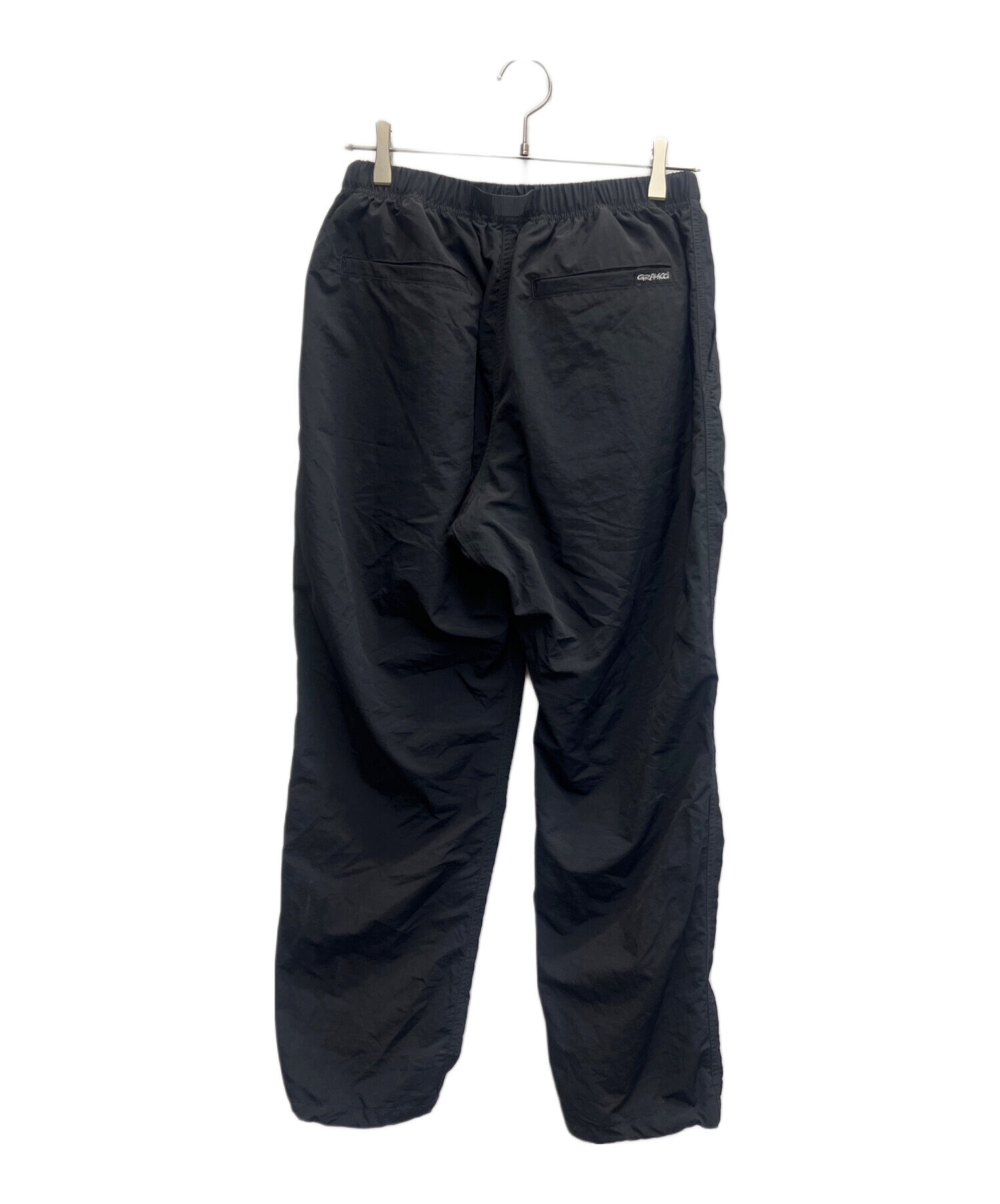 【GRANCY】Nylon Pants　タグ付き試着のみ 黒 S 中古・古着通販】GRAMICCI (グラミチ) LOWERCASE NYLON TRACK PANT