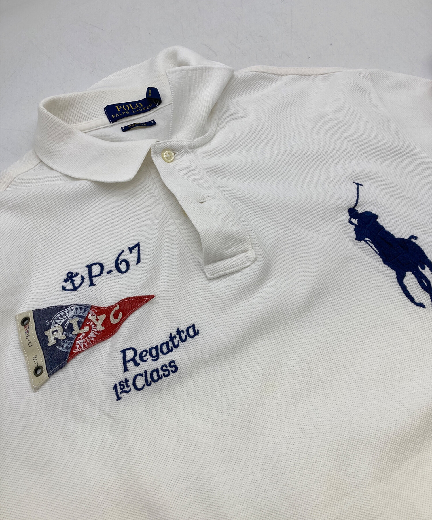新品　RLXゴルフ ポロシャツ　白　刺繍　ポニー　近年タグ 中古・古着通販】POLO RALPH LAUREN (ポロ・ラルフローレン) CUSTOM