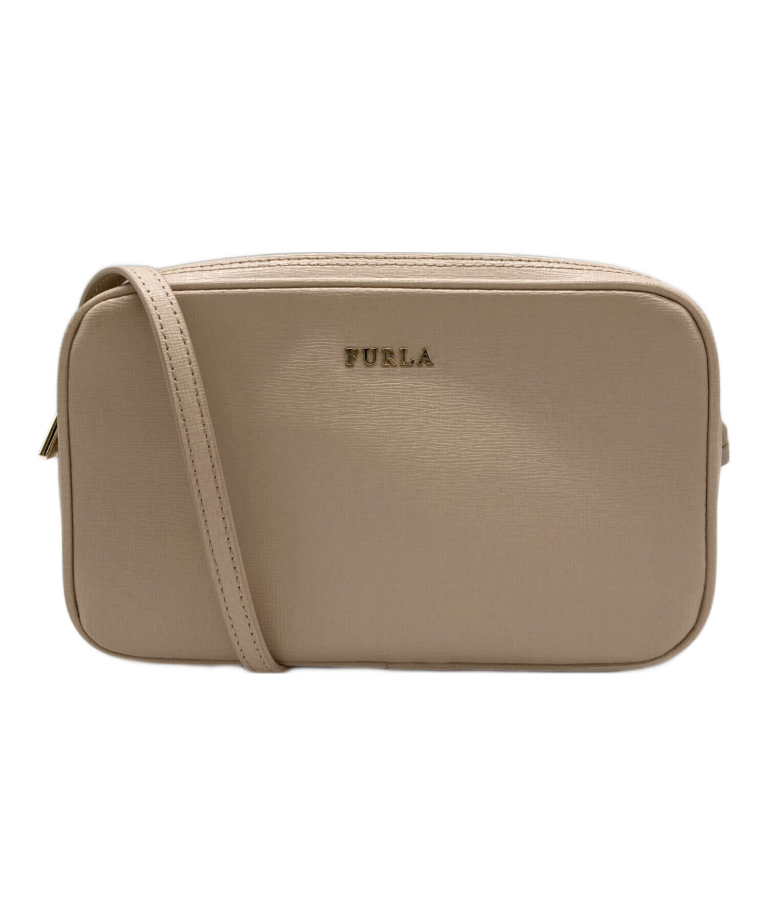 中古・古着通販】FURLA (フルラ) ミニショルダーバッグ ベージュ