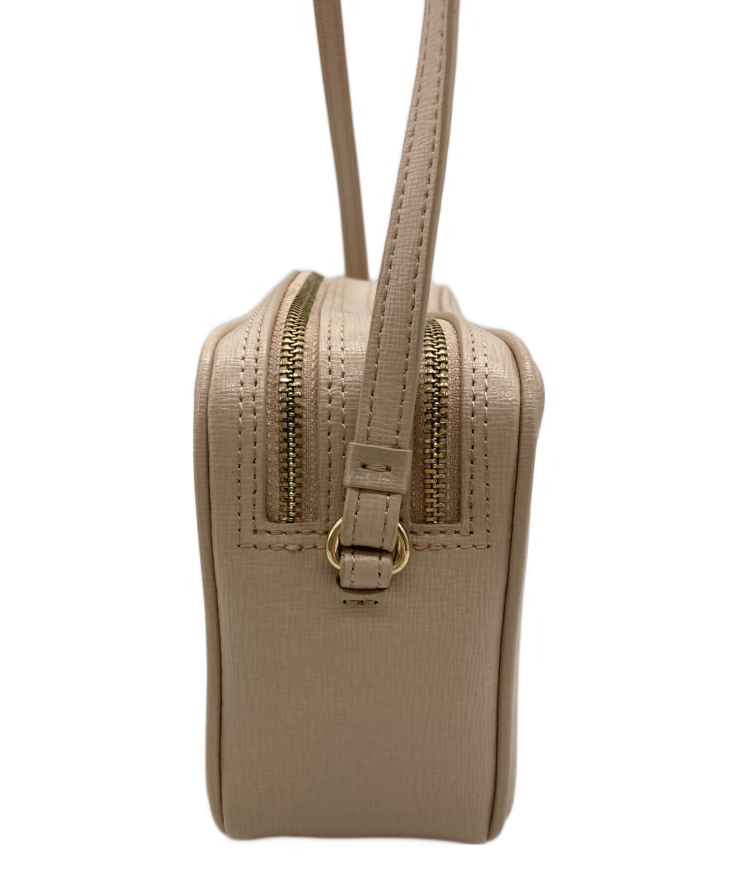 中古・古着通販】FURLA (フルラ) ミニショルダーバッグ ベージュ