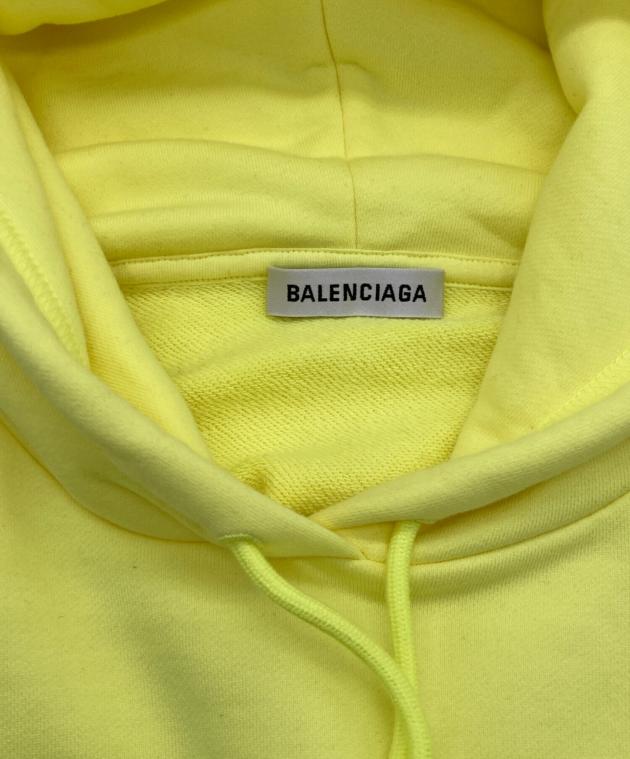 中古・古着通販】BALENCIAGA (バレンシアガ) CREW HOODIE 黄緑 サイズ