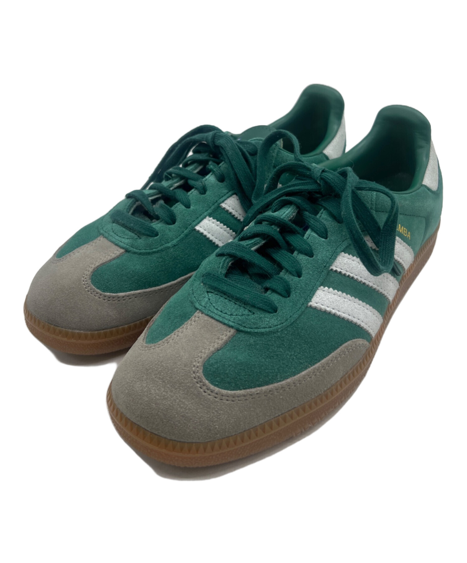中古・古着通販】adidas (アディダス) SAMBA OG グレー×グリーン