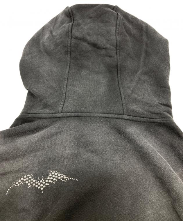 ANTIMIDスタッズパーカー　グレー 中古・古着通販】ANTIMID (アンチミッド) PIGMENT STUDS HOODIE グレー
