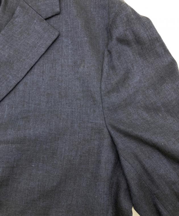 theoryセオリー　エコシャークスキンダブルリネンジャケット 中古・古着通販】theory (セオリー) ECO.SHARKSKINダブルジャケット