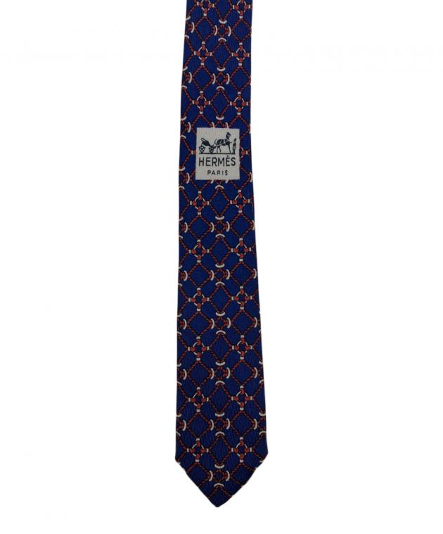 中古・古着通販】HERMES (エルメス) ネクタイ ネイビー サイズ:無し