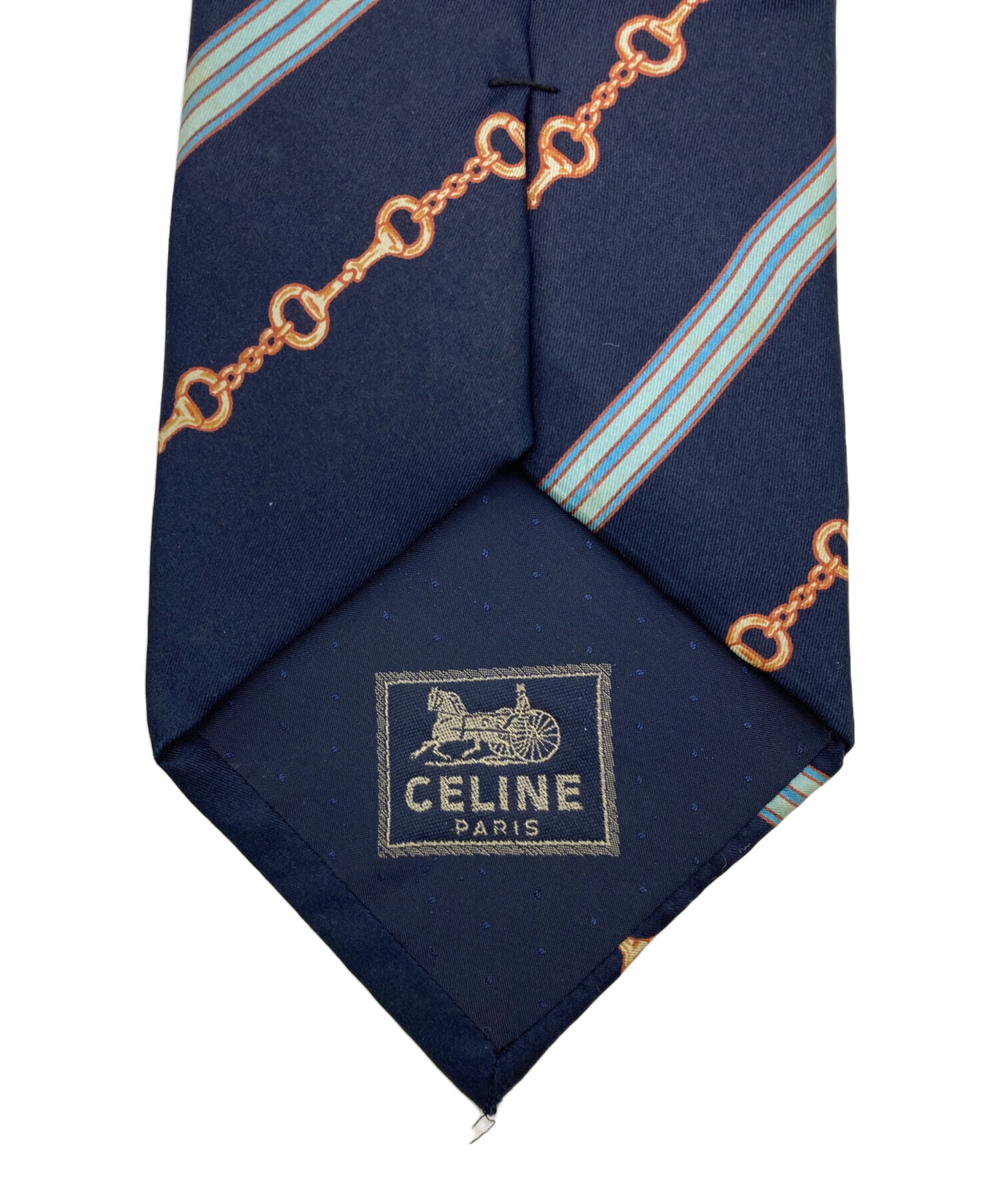 中古・古着通販】CELINE (セリーヌ) ネクタイ ネイビー サイズ:無し