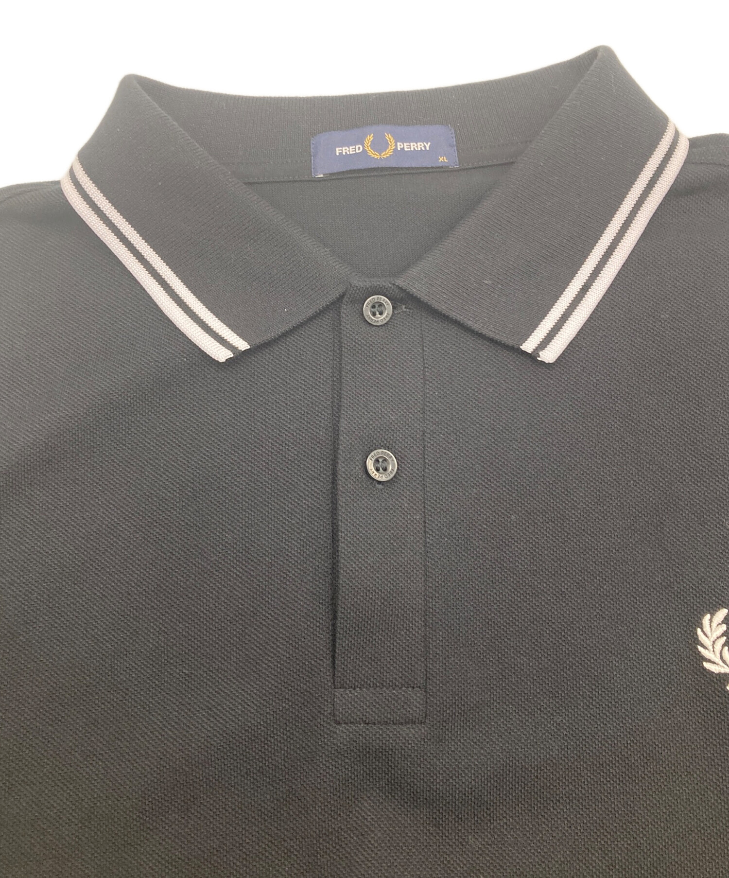 中古・古着通販】FRED PERRY (フレッドペリー) ポロシャツ ブラック