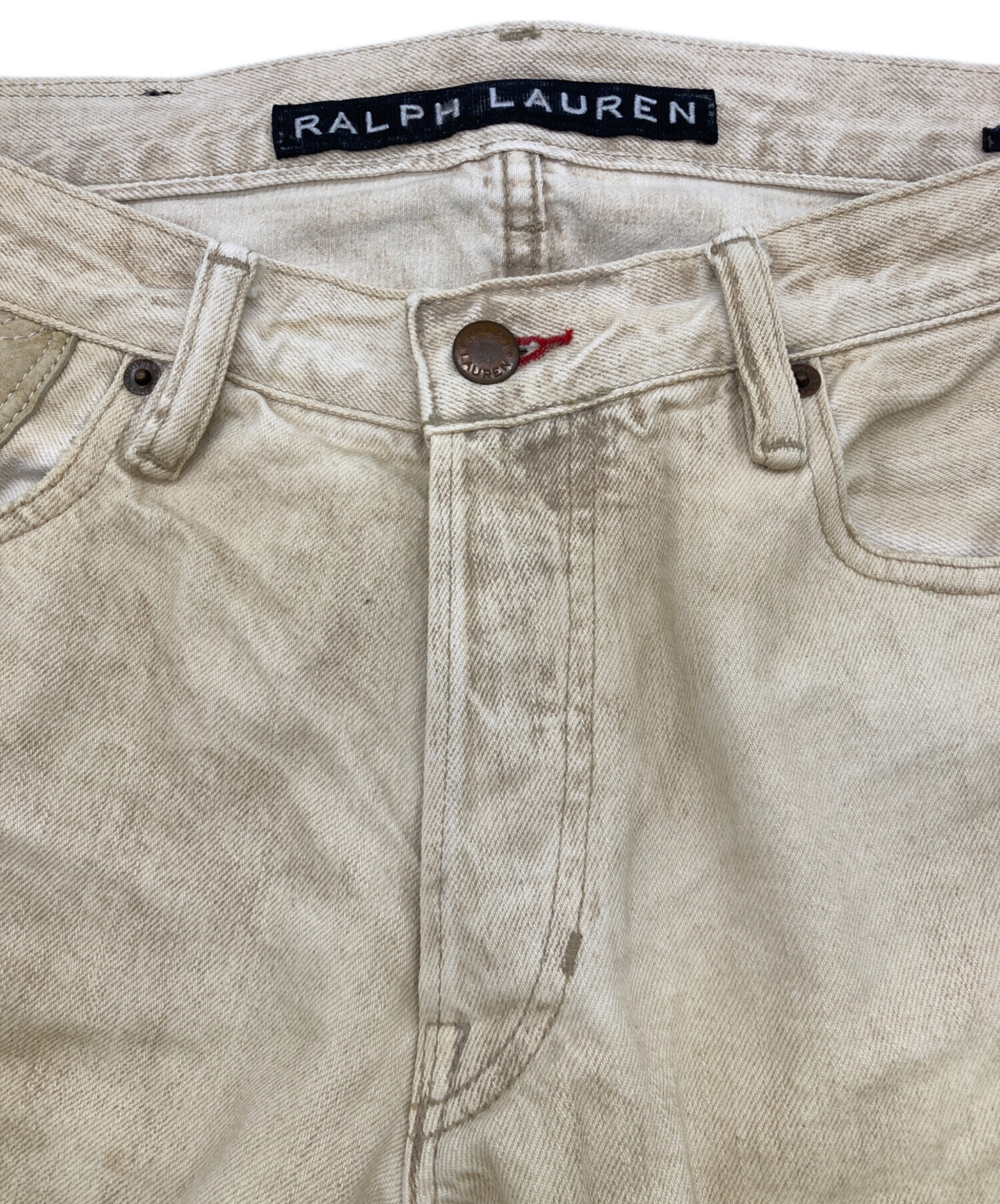 中古・古着通販】RALPH LAUREN (ラルフローレン) スタッズデニムパンツ