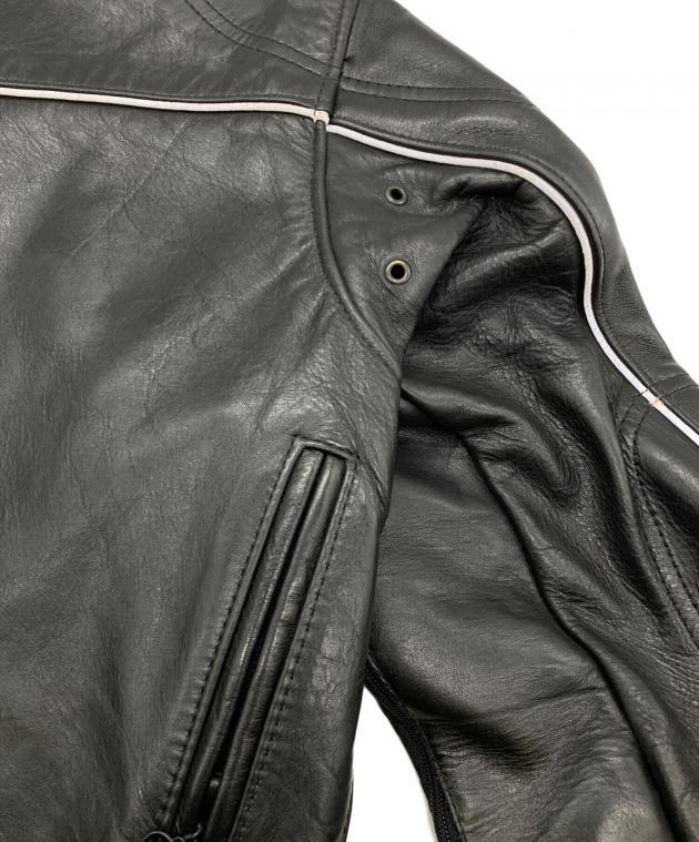 中古・古着通販】VANSON (バンソン) MANX LEATHER MOTORCYLE JACKET