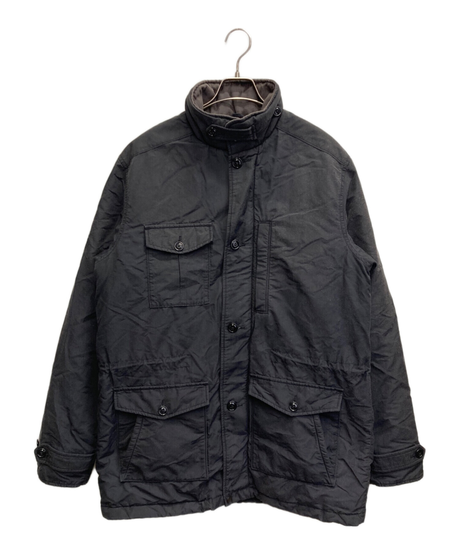 WOOLRICH ウールリッチ ブルゾン（その他） L 茶 【古着】【中古】【送料無料】 中古・古着通販】WOOLRICH (ウールリッチ) ダウンジャケット ブラック