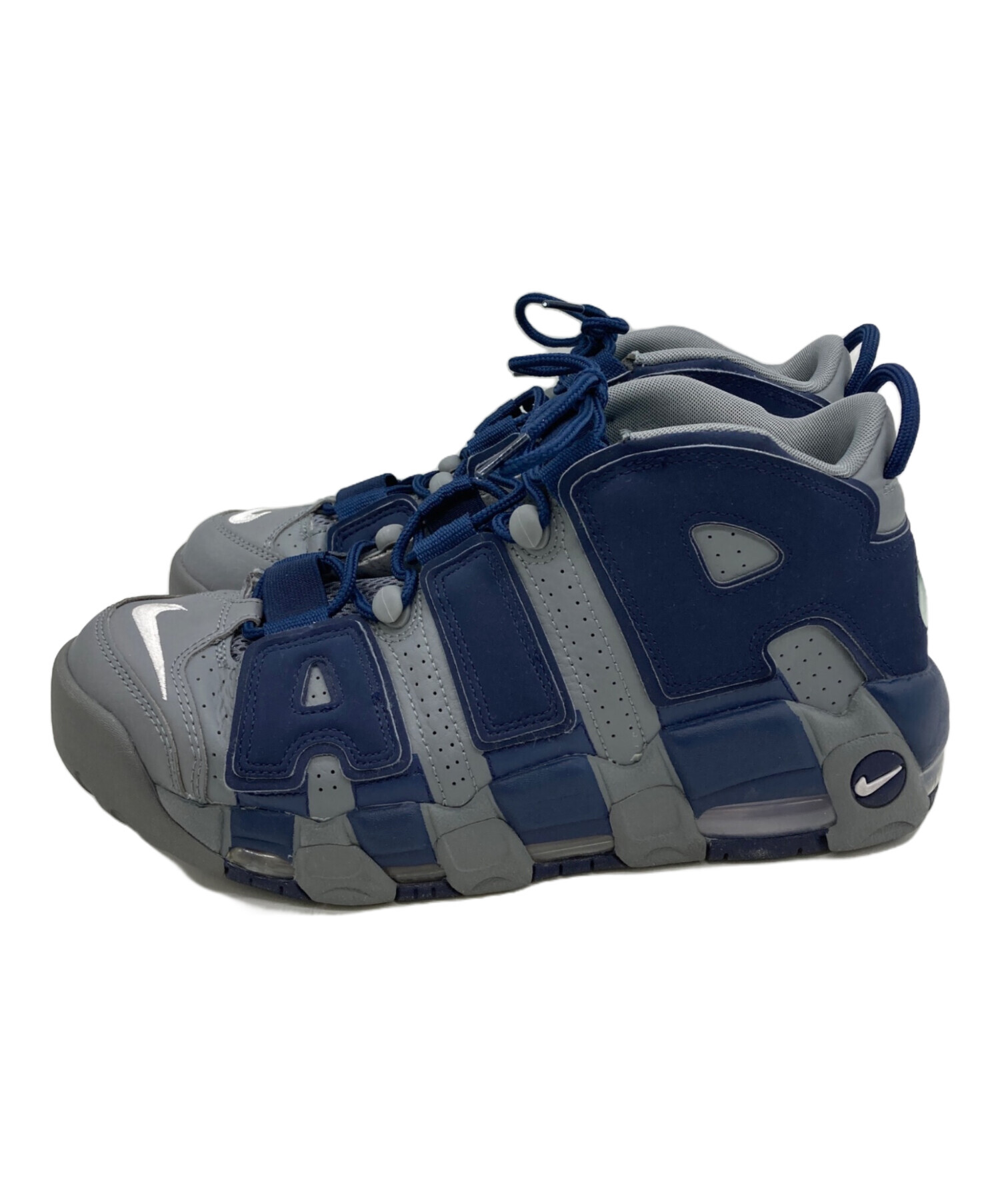 中古・古着通販】NIKE (ナイキ) AIR MORE UPTEMPO 96 ネイビー×グレー