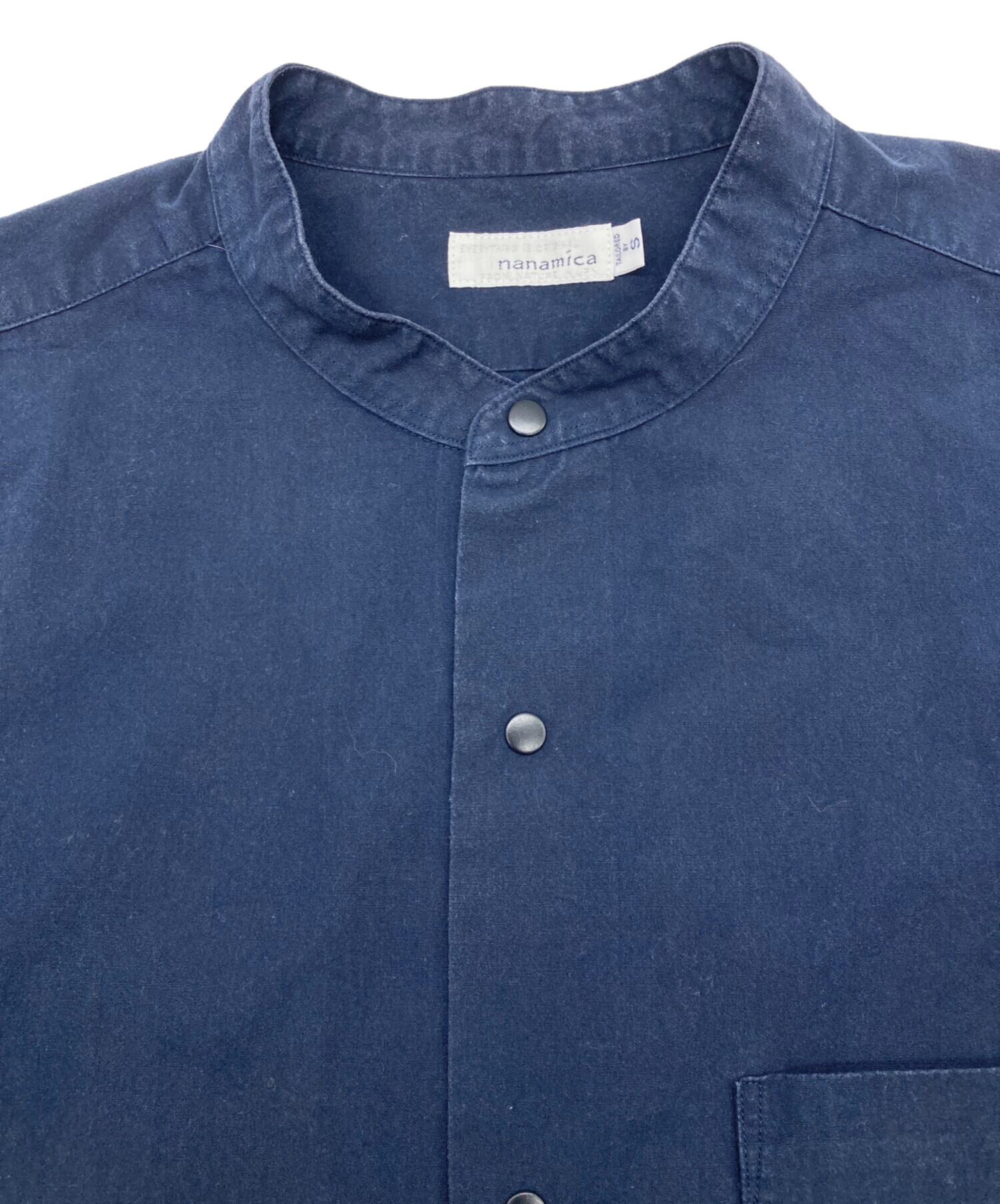 中古・古着通販】nanamica (ナナミカ) Band Collar Wind Shirt - Dark