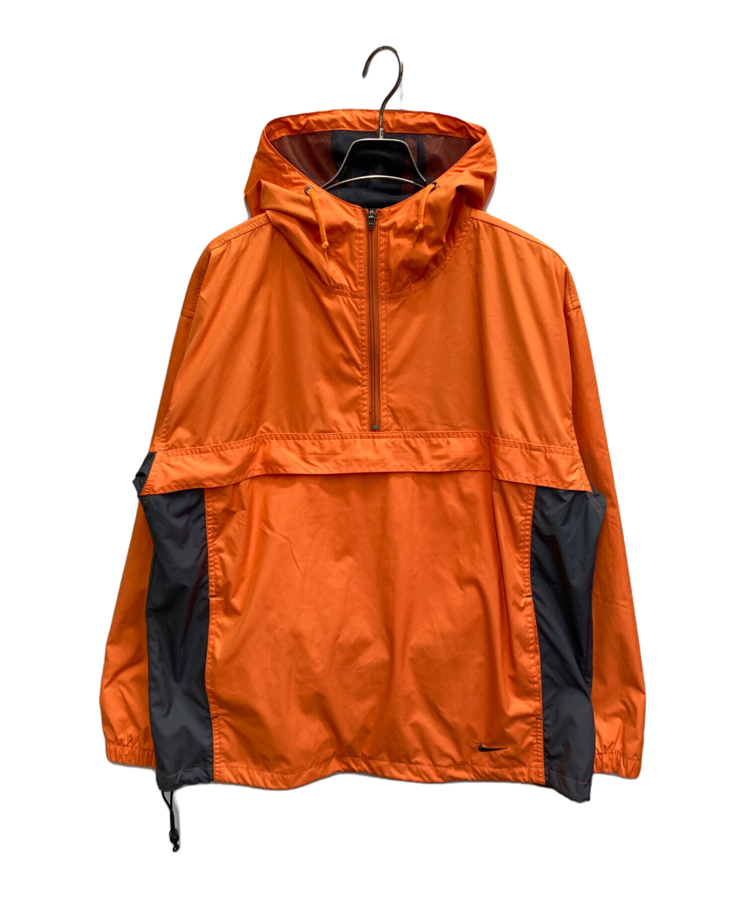【USA製】80s NIKE ナイキ ナイロンアノラック M オレンジタグ 中古・古着通販】NIKE (ナイキ) アノラックパーカー オレンジ サイズ:L