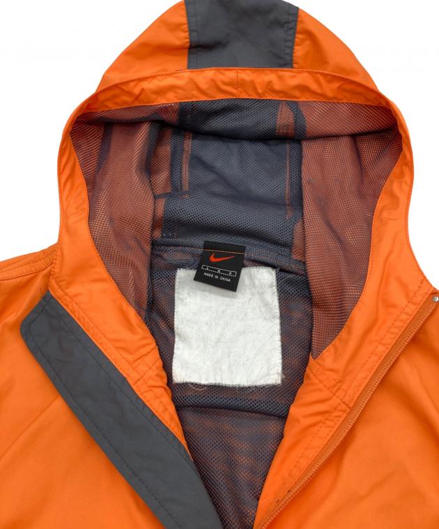中古・古着通販】NIKE (ナイキ) アノラックパーカー オレンジ サイズ:L